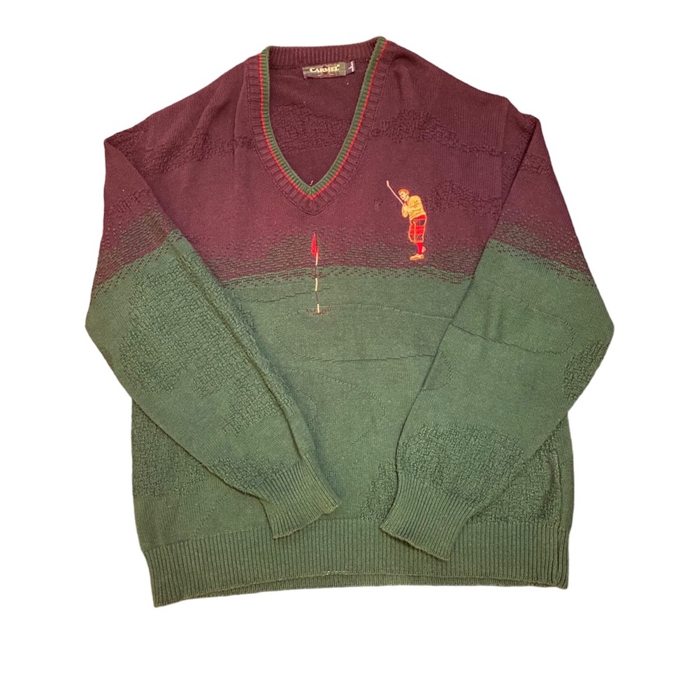 Vintage Carmel Golf Sweater